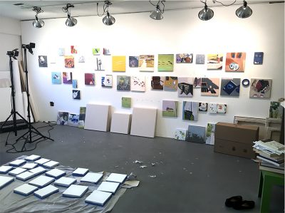Claire Stankus's Studio, October 2017