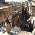 Michelle Craig,Atop the burj of the Fez Mellah