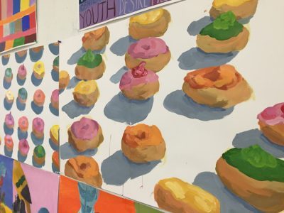 Painting of doughnuts